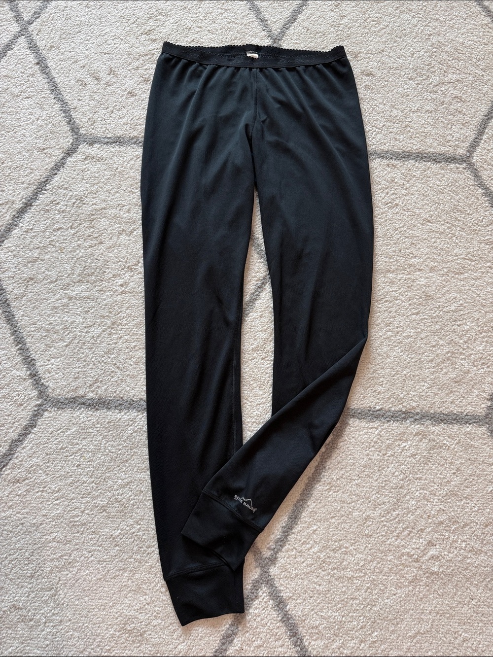 Eddie Bauer Black 365 Midweight Thermal Leggings - M Tall